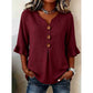 📢📢50% OFF !! ⏰Women's V-Neck Ruffle Sleeve Blouse
