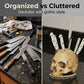 🎉 2026 Sale — Over 18,000 Sold! 💀 Funny Skull Knife Holder for Kitchen Storage – Gothic Kitchen Decor 🖤
