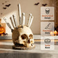 🎉 2026 Sale — Over 18,000 Sold! 💀 Funny Skull Knife Holder for Kitchen Storage – Gothic Kitchen Decor 🖤