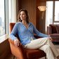 Airy Zip Knit Cardigan