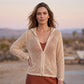 Airy Zip Knit Cardigan