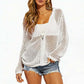 Airy Zip Knit Cardigan