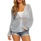 Airy Zip Knit Cardigan