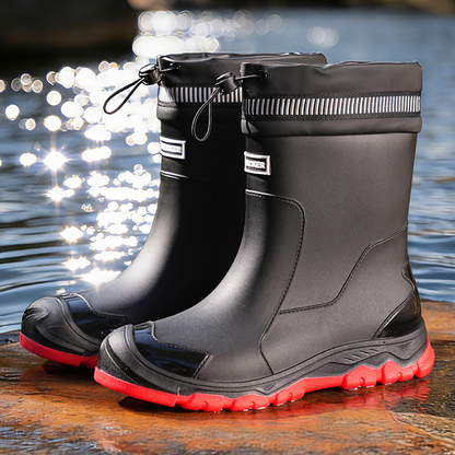 🎉 2026 Sale — Over 47,000 Sold!🌧️Unisex Mid-Calf Waterproof Rain Boots – Anti-Slip Sole, Easy Clean 👢