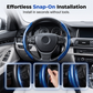 🎉 2026 Sale — Over 40,000 Sold! 🏎️ Segmented Carbon Fiber Steering Wheel Cover – Sport Contour 🔥