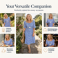 Women's Casual Crew Neck Midi Dress