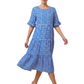 Women's Casual Crew Neck Midi Dress