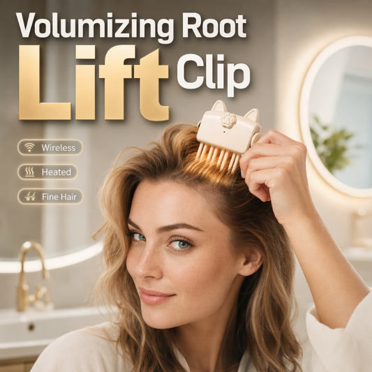✨ 2026 Sale — Over 18,000 Sold! 💎📢📢 50% OFF !! ⏰💨 Wireless Heated Root Lift Clip – Salon Volume, Zero Effort ✨