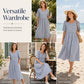👗Women’s Casual Striped Relaxed Fit Dress