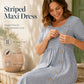 👗Women’s Casual Striped Relaxed Fit Dress