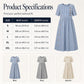 👗Women’s Casual Striped Relaxed Fit Dress