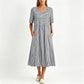 👗Women’s Casual Striped Relaxed Fit Dress