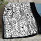 DIY Coloring Blanket with 24 Markers