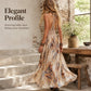 Women Halter Neck Boho Maxi Dress