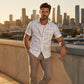 👔 📐Men’s Geometric Print Relaxed‑Fit Button‑Down Shirt – 2026 Sale — Over 36,200 Sold!