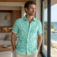 👔 📐Men’s Geometric Print Relaxed‑Fit Button‑Down Shirt – 2026 Sale — Over 36,200 Sold!