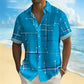 👔 📐Men’s Geometric Print Relaxed‑Fit Button‑Down Shirt – 2026 Sale — Over 36,200 Sold!