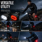 🎉 2026 Sale — Over 32400 Sold! ⏳ USB Rechargeable Bike Light Set｜Bright Front Light & Rear Warning Light, Waterproof Cycling Lamp 🚲🔦✨