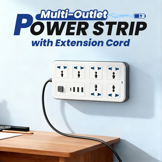 🎉 2026 Sale — Over 37,000 Sold! 💞 Multi-Outlet Power Strip with Extension Cord