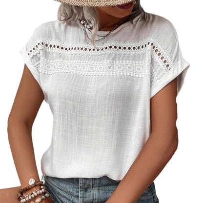 Women's Lace Hollow Out Blouse