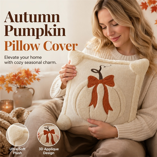 🎃 2026 Sale — Over 27,000 Sold! 🧸 Cozy Pumpkin Throw Pillow Cover
