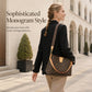 ⏳Time-Limited Special⏰Women’s Vintage Monogram Bucket Bag with Adjustable Shoulder Strap🌙