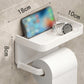 🎉 2026 Sale — Over 45000 Sold! 💰 Wall-Mounted Toilet Paper Holder with Storage Shelf sturdy