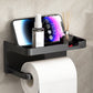 🎉 2026 Sale — Over 45000 Sold! 💰 Wall-Mounted Toilet Paper Holder with Storage Shelf sturdy