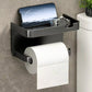 🎉 2026 Sale — Over 45000 Sold! 💰 Wall-Mounted Toilet Paper Holder with Storage Shelf sturdy