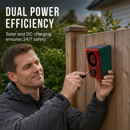 🎉 2026 Sale — Over 14,000 Sold! 💡 Solar Security Light with Motion Alarm – Bright Light + Loud Siren, Wire-Free, Weatherproof! 🔒