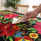 🎉 2026 Sale — Over 38,300 Sold!🔥 Mexican Floral Tablecloth with Scalloped Edge
