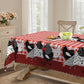 🎉 2026 Sale — Over 24,600 Sold!🐓 Red Plaid Rooster Tablecloth
