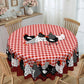 🎉 2026 Sale — Over 24,600 Sold!🐓 Red Plaid Rooster Tablecloth