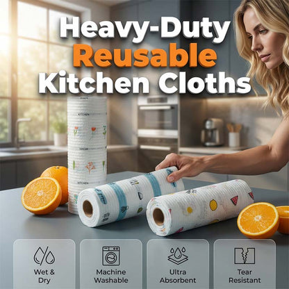 🧼 BUY 1 GET 1 FREE! ✨ Disposable cleaning cloth – Lint-Free, Absorbent, Multi-surface 🗑️
