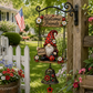 🎊 2026 Sale — Over 23,500 Sold! 🔔 Gnome Welcome Doorbell Outdoor Decor – Charming Gnome Figure with Melodic Bell | Durable Zinc Alloy, Weatherproof & Easy to Hang 🧙‍♂️🏡