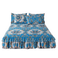 🛏️ 2026 Sale — Over 26,300 Sold!💐 3‑Piece Floral Ruffled Bed Skirt Set