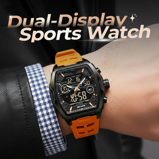 🎁2026 New Arrivals 50% OFF💥Men's Dual Display Sports Watch – Analog-Digital Watch with Luminous Dial