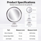 🎉 2026 Sale — Over 32,900 Sold!✨ 10x Magnifying Makeup Mirror with LED Light and Suction Cup