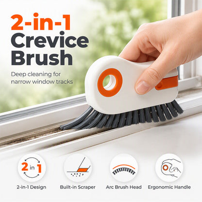 🧹 BUY 1 GET 1 FREE! ⚡ 2‑in‑1 Window Groove Cleaning Brush – Labor‑saving, Ergonomic, Sturdy ✨