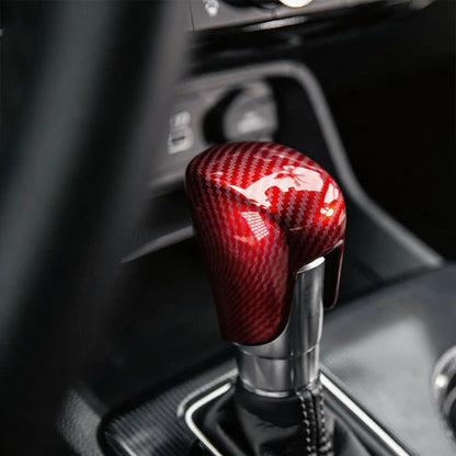 ⏳🔥LIMITED-TIME 50% OFF! ⏰🚗Civic Gear Shift Knob Cover – Carbon‑Fiber Style Trim ✨