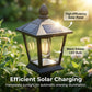 🌿 Outdoor Solar Garden Light with Planter Base