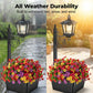 🌿 Outdoor Solar Garden Light with Planter Base