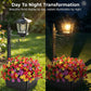 🌿 Outdoor Solar Garden Light with Planter Base