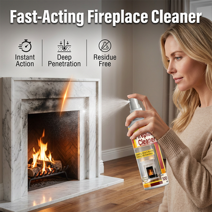 🔥 LIMITED‑TIME 50% OFF! ✨ Fast‑Acting Fireplace Cleaner Spray – Soot‑removing, Deep‑penetrating, Residue‑free 🧽