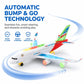 ✈️ LIMITED‑TIME 50% OFF! ✨ Electric Model Aircraft with Sound and LED Lights – Bump‑and‑Go, Sensory‑stimulating, Impact‑resistant 🎵