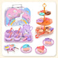 ⏳🔥LIMITED-TIME 50% OFF! ⏰Unicorn Castle Pretend Teapot Set – Kid‑safe, Portable, Imagination‑boosting ✨