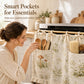 🏡 LIMITED‑TIME 50% OFF! ⚡ Oven Skirt Curtain with Pockets – Decorative, Storage‑friendly, Durable ✨