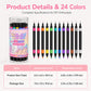 💅 BUY 2 GET 1 FREE! 🎨 24‑Color Nail Art Pens – Dual‑ended, precise & vibrant ✨