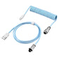 ⌨️ 50% OFF! 🔌 Coiled Keyboard Cable – Detachable aviator connector & premium build ✨