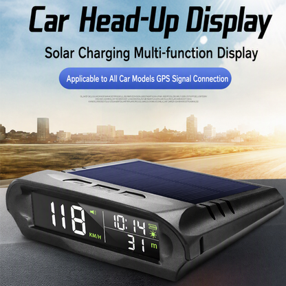 🚗Solar Car GPS Head-Up Display